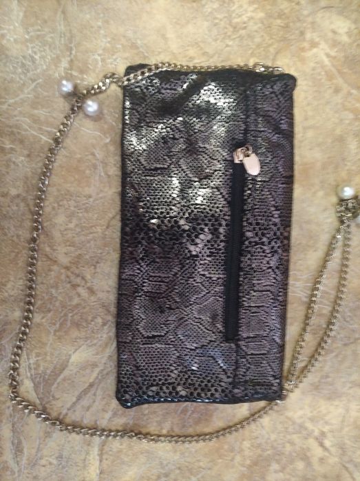 Сумка клатч золотистый