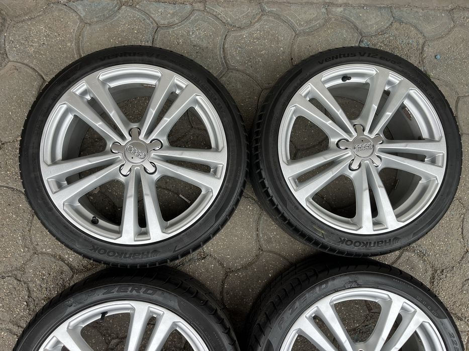 Jante aliaj 5x112mm, anvelope vara 225/40 R18 Audi A3, Vw, Seat, Skoda