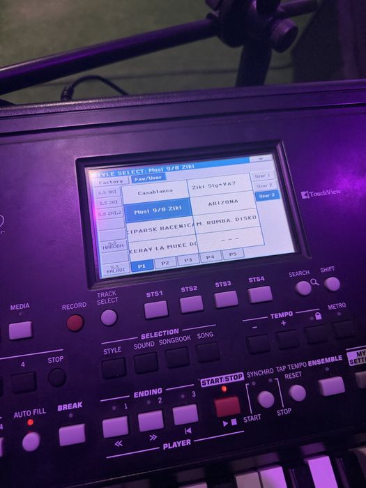 Korg pa300 musi, radi set