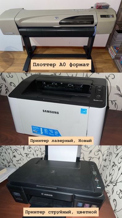 Моноблок, принтер, кулер, проектор, роутер