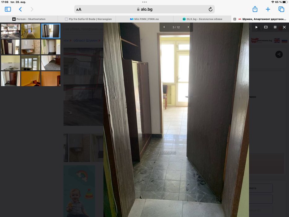 Дава се под наем Двустаен апартамент в Шумен, Болницата - 48 кв.м за 153 € - Снимка #2