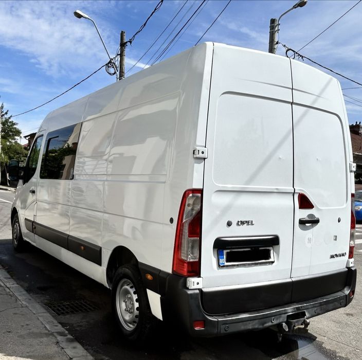 Opel Movano 2011 3panouri 6locuri+Marfa