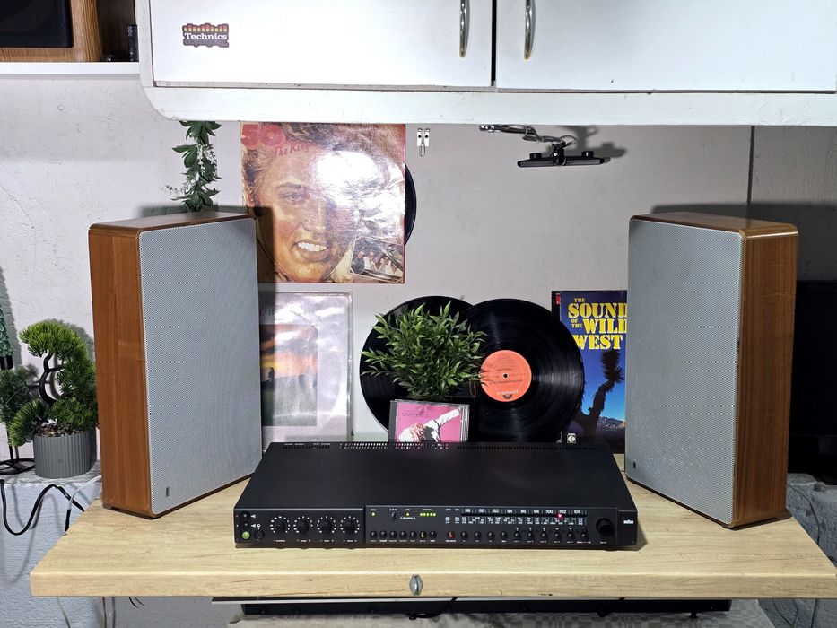 Receiver BRAUN studio system RA1 analog, hifi stereo ,amplituner ,boxe