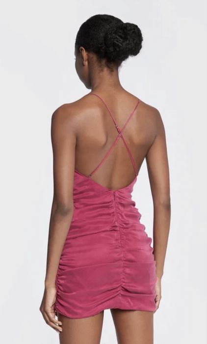For Love & Lemons Alle Dress – розова дизайнерска коктейлна рокля