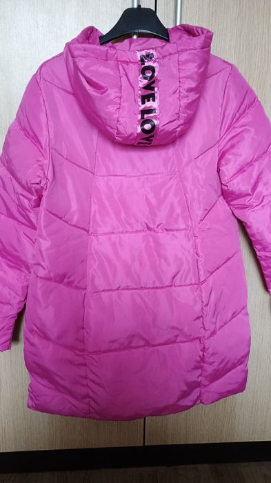 Цикламено зимно яке
