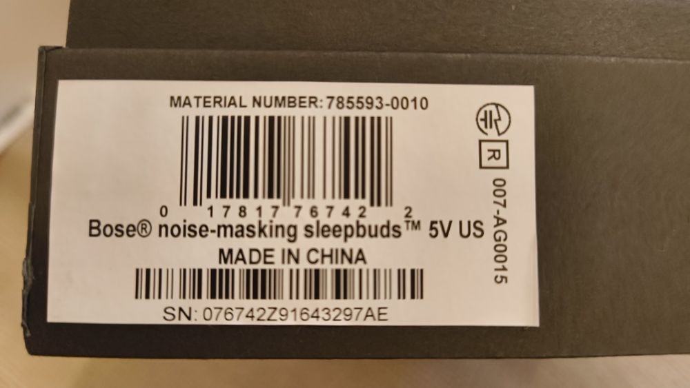 Noise masking Sleepbuds BOSE, noi nepurtate