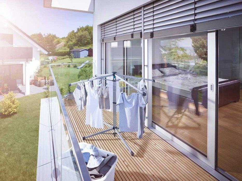 Сушилник за дрехи тип чадър Leifheit Linopop Градински простор 14 метр