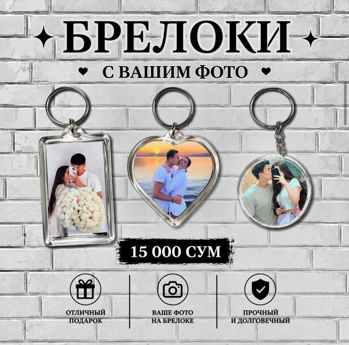 Брелок с вашим фото