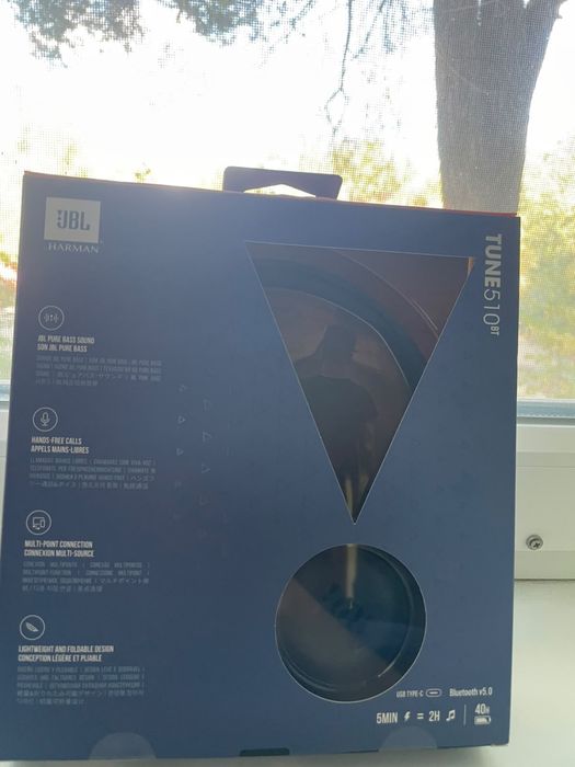 Наушники JBL синие