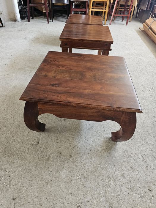 Разпродажба-Ликвидация на холни маси внос от остров Бали тиково дърво