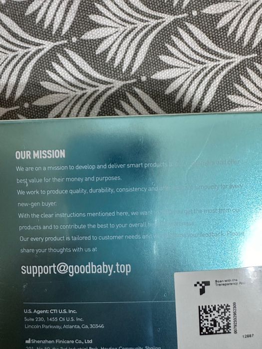 Бесконтактный  высокоточный термометр Good Baby. Привезенный с Америки