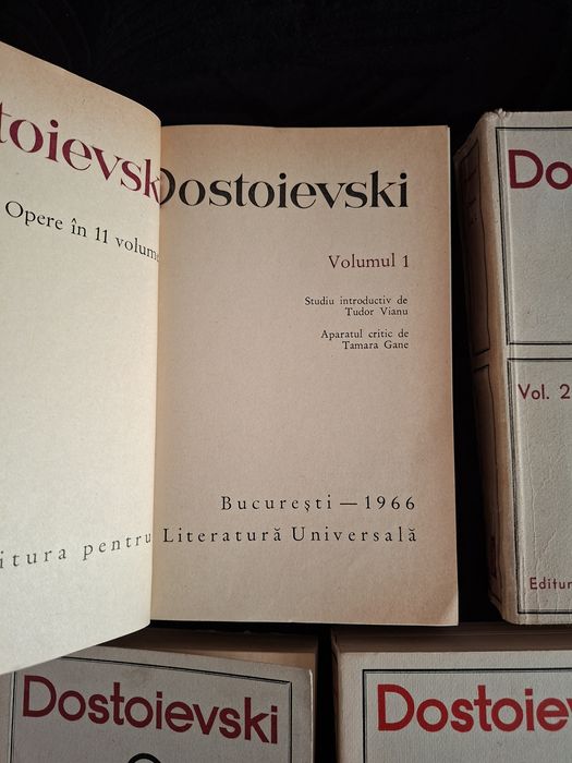 DOSTOIEVSKI - Opere complete ( 11 volume ) Stare Foarte Buna !!