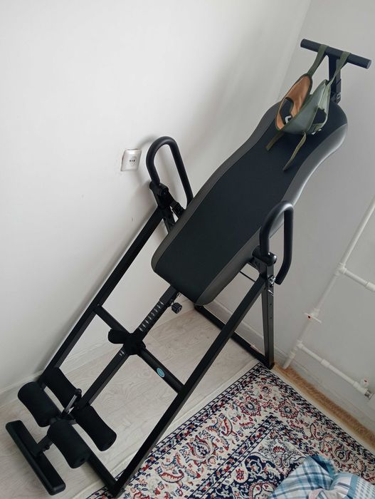 Инверсионный стол GOFIT GS2009 с петлей Глиссона черный