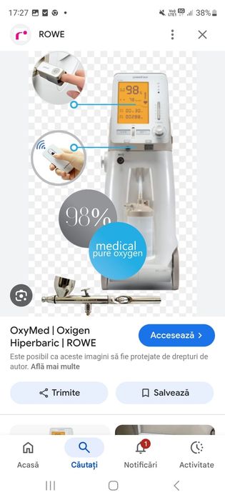 Aparat oxigen hiperbar/concentrator oxigen