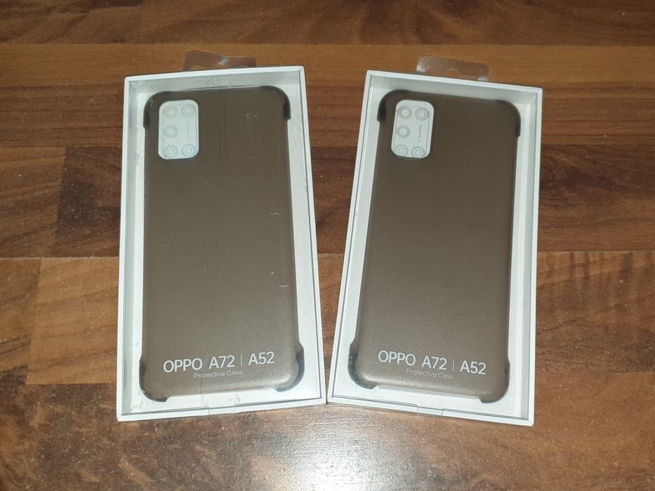Husa originala Oppo Protective Case Oppo A72 A52 set 2 bucati