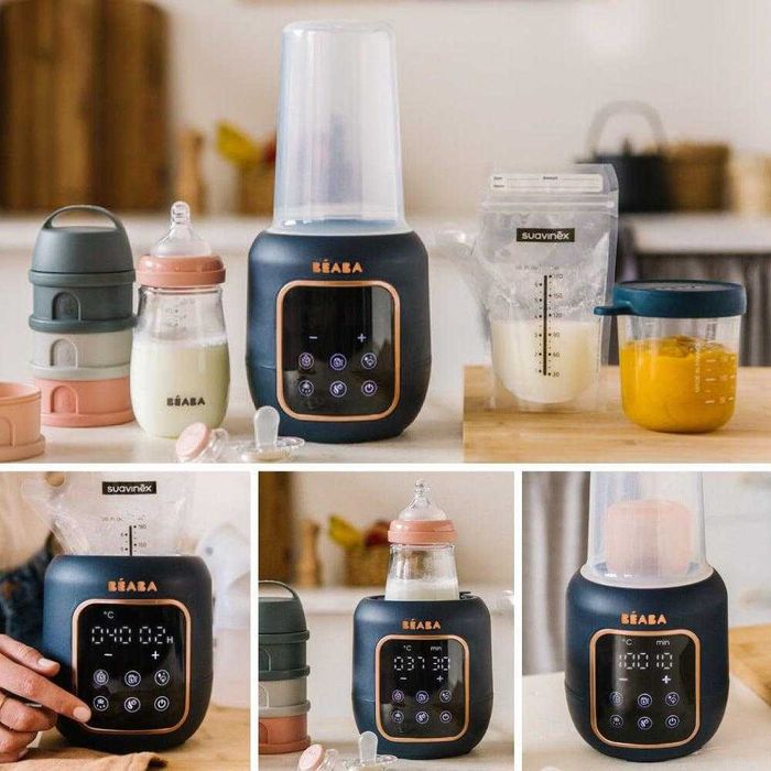 BÉABA Multi Milk 5 в 1 – многофункционален нагревател и стерилизатор, Night Blue