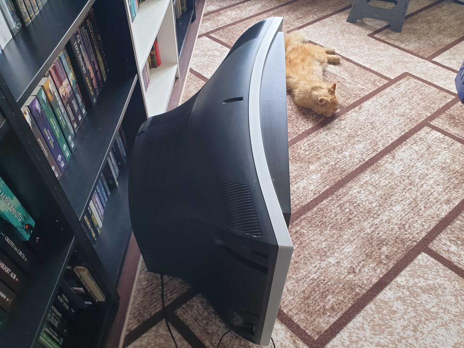 Телевизор Samsung 29 инча CW-29Z306V с намален обем в дълбочина.