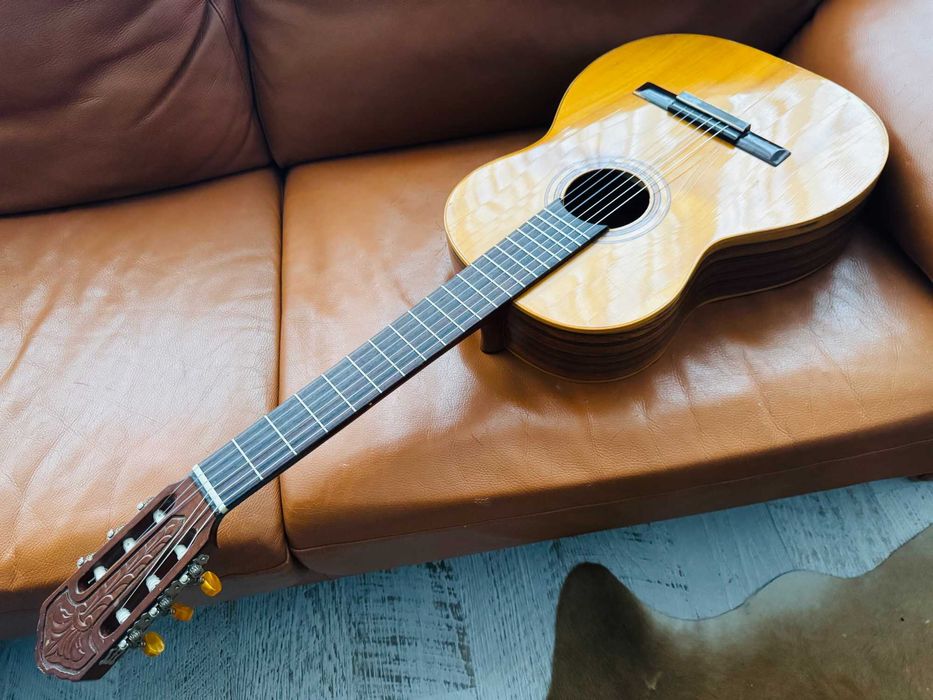 HANDMADE in Brasil! 1980 DiGiorgio Estudiante No.18 класическа китара!