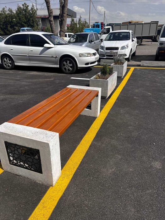 Урна для мусора ЖБИ skomeyka urna kashpo скомейка вазон