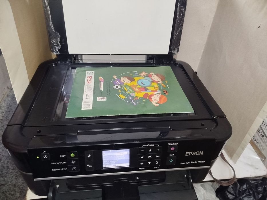 Epson TX650 printer skaner kopiya samsung notebook