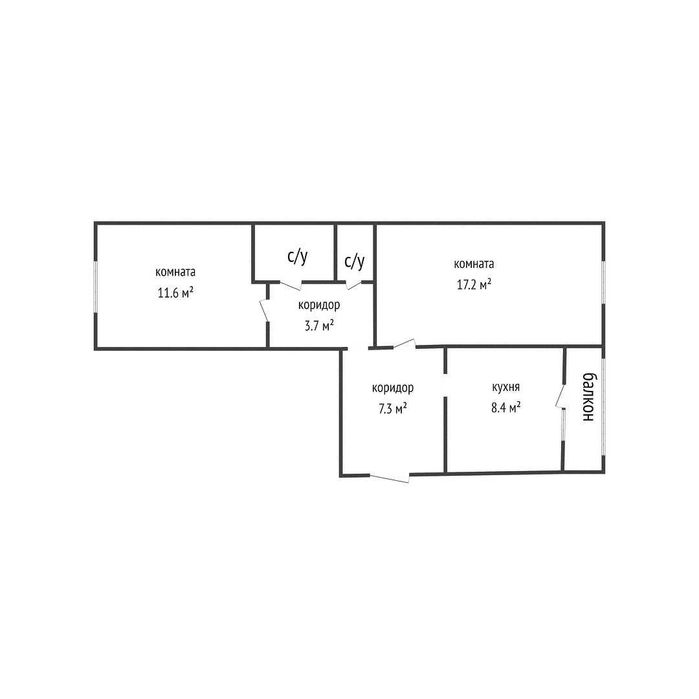 Продажа 2-комнатной квартиры