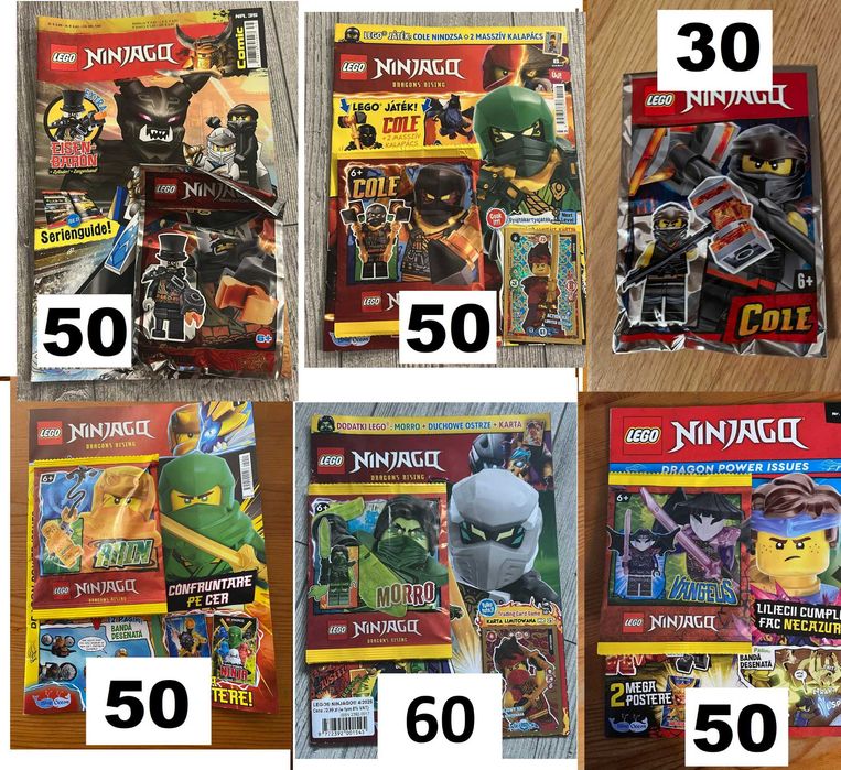 Colectie Reviste LEGO NinjaGO NOU/Sigilate