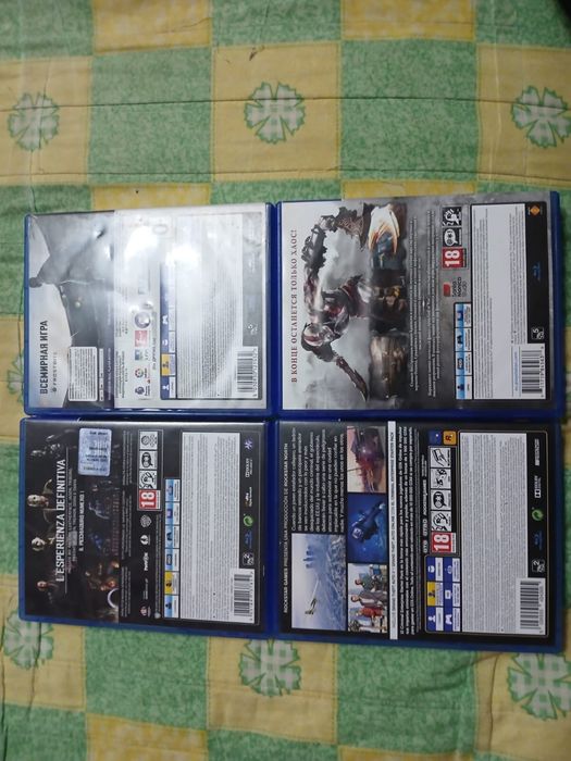 диски на пс 4 состояние идеальное