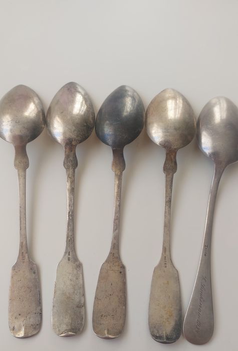 Linguri din argint 800