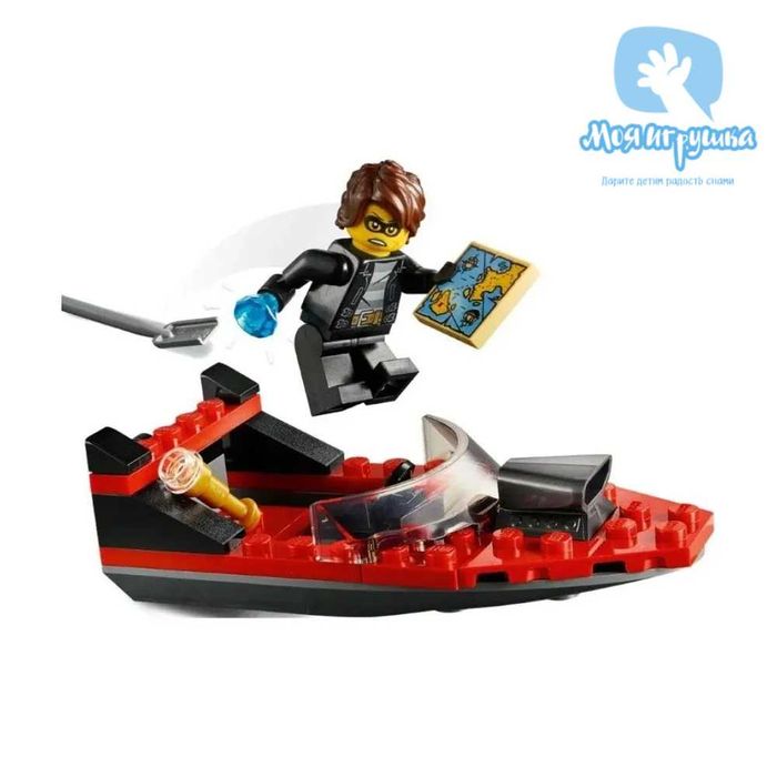 Конструктор Сити  Полицейская лодка 178 деталей