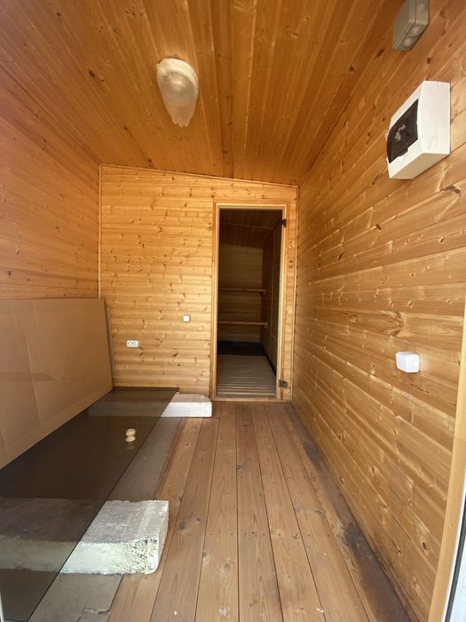 Баня модульная готовая 5,0*2,0м.