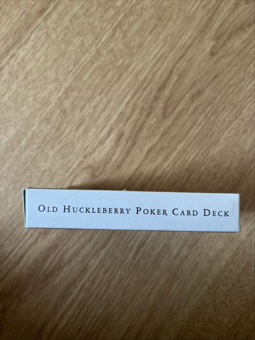 The orginal genuine old huckeberry poker card deck