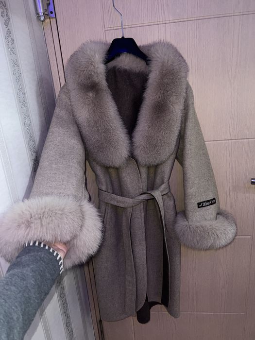 Palton alpaca nou