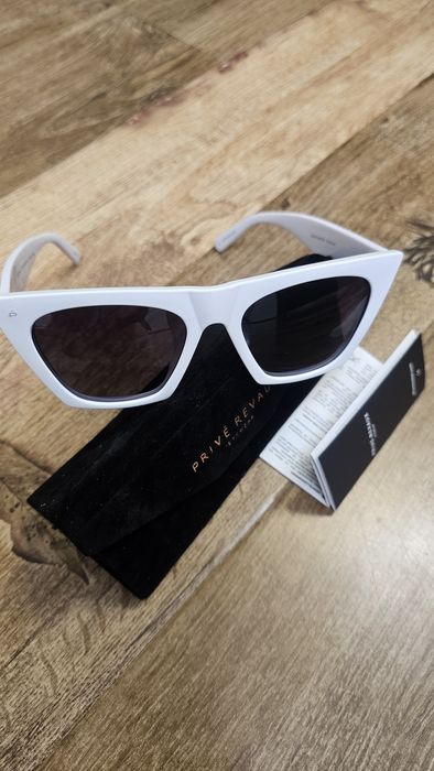 Ochelari de soare albi Privé Revaux