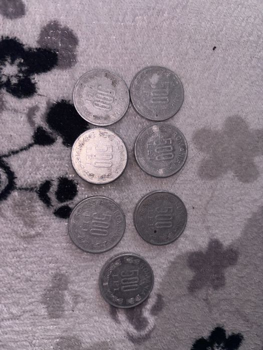 Monede de 500 lei din 1999 si 2000