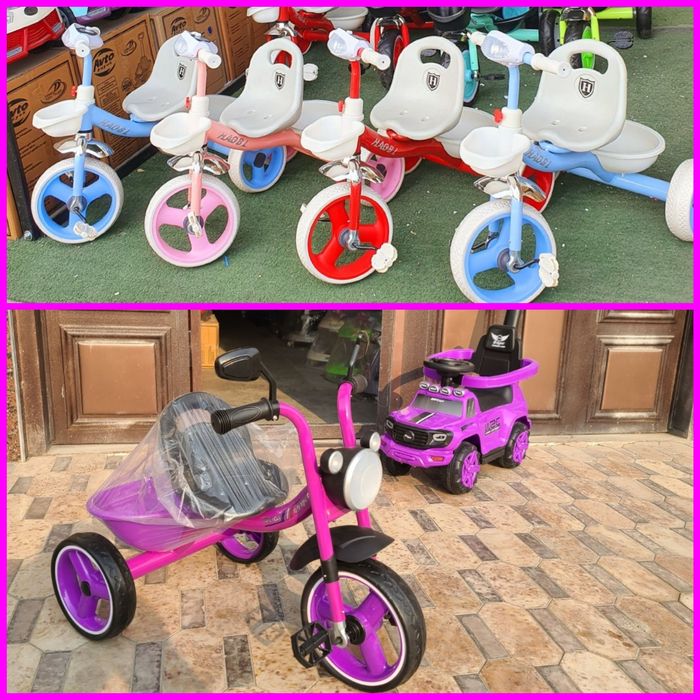 Детские трехколесный велосипеды