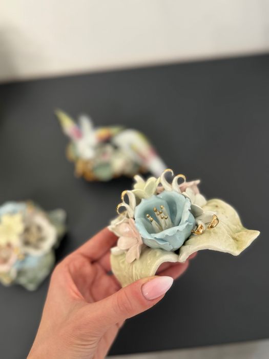 Set 3 bibelouri flori/pasari