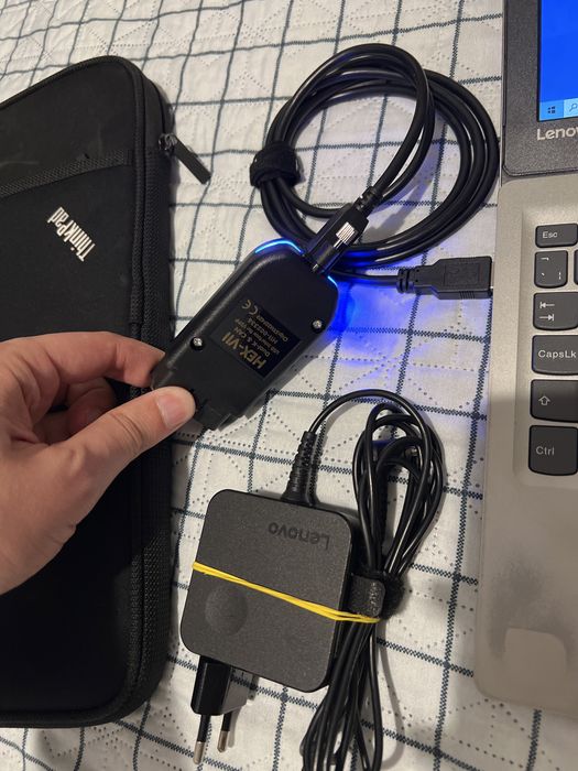 Kit laptop Lenovo + VCDS 2025 cu update + incarcator + husa laptop