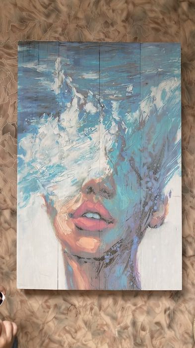 Картина на дереве! Новая!