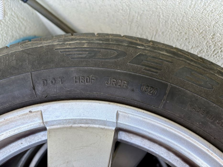Jante PLW R16 5x112 ET 38 si cauciucuri Debica 205/55/16 Dot 1321