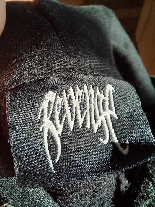 Худи Revenge smoke hoodie black