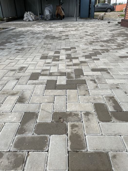 Укладка брусчатки