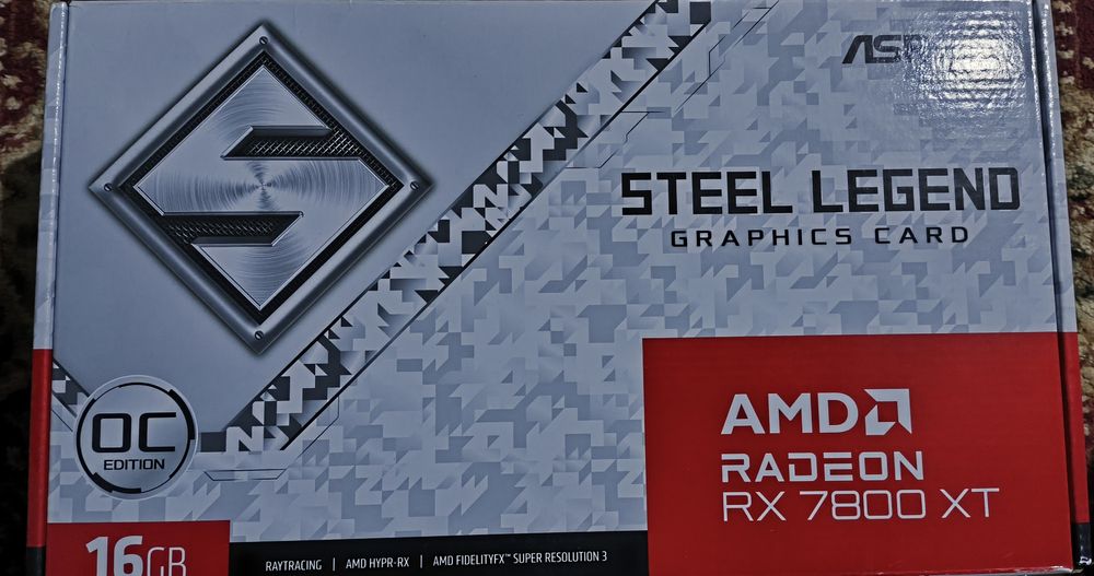 Видеокарта RX7800XT Steel legend