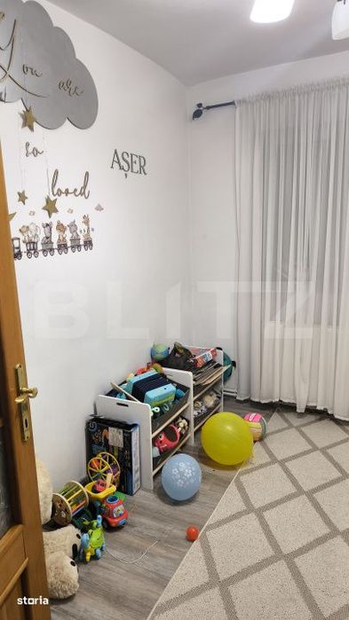 Apartament 3 camere, decomandat, 60mp. Parter inalt, zona Burdujeni, C