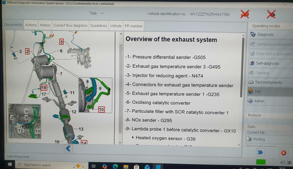 Odis vas 6154 laptop diagnoza auto vw skoda audi seat