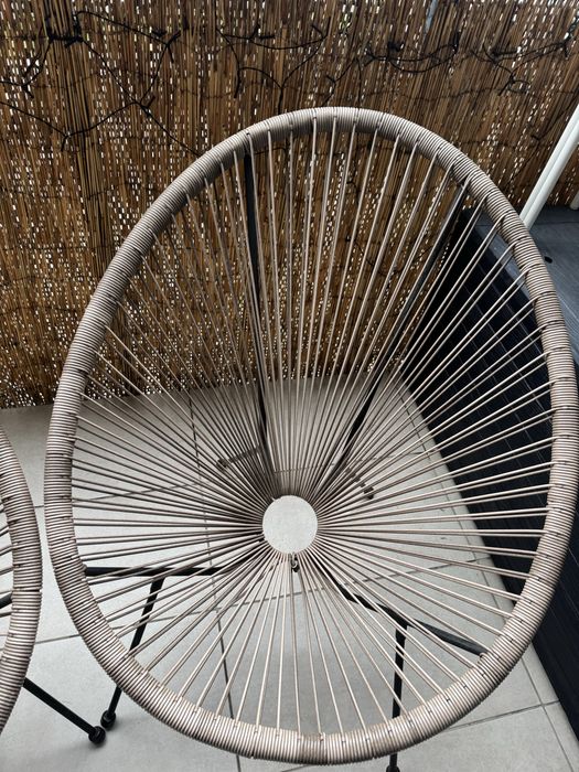 2 scaune terasa semiluna