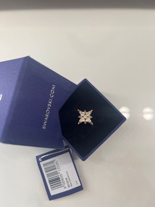 Нов пръстен Swarovski розово злато