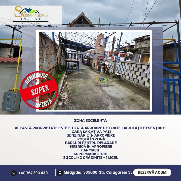 Casă solidă de vânzare în Medgidia – Spațiu, confort și siguranță!