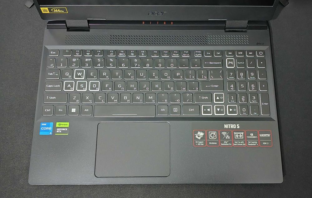 Игровой ноутбук Acer Nitro Core i5