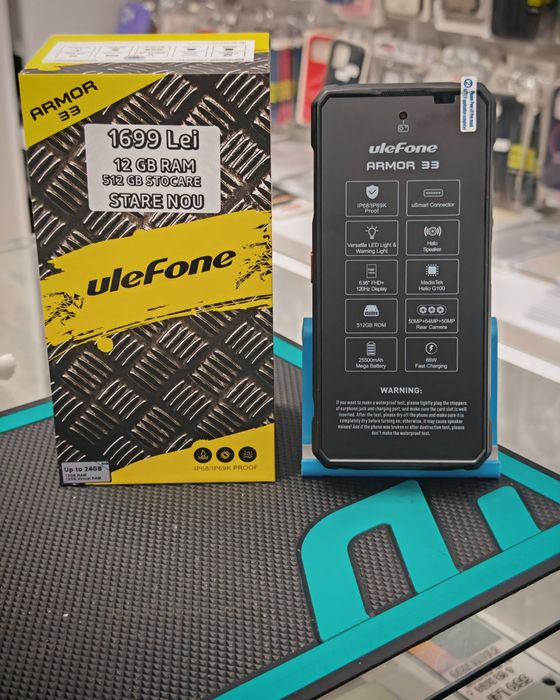 Ulefone Armor 33, 12/512 GB, Nou, 2 ani garanție