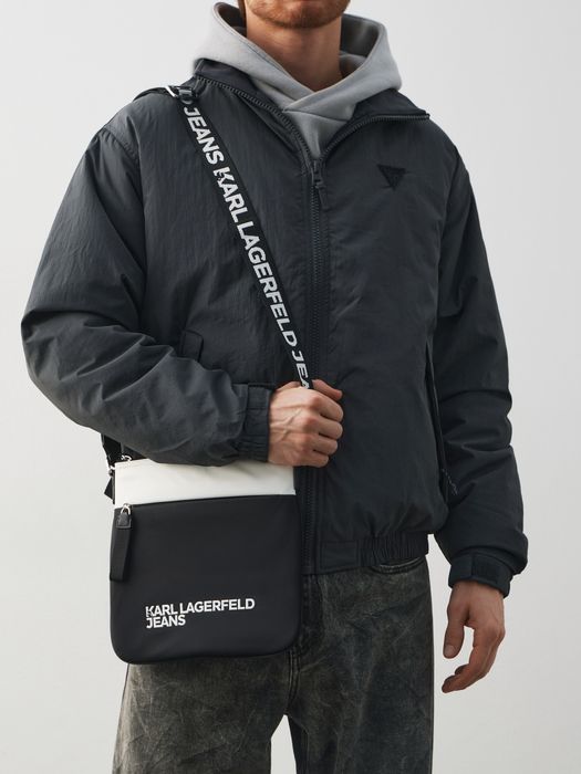 Мъжка чанта Karl Lagerfeld White.